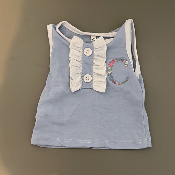 “C” monogrammed matching set - Picture 2 of 4